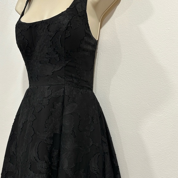 Azazie Elegant Black Open Back Dress - Picture 6 of 14